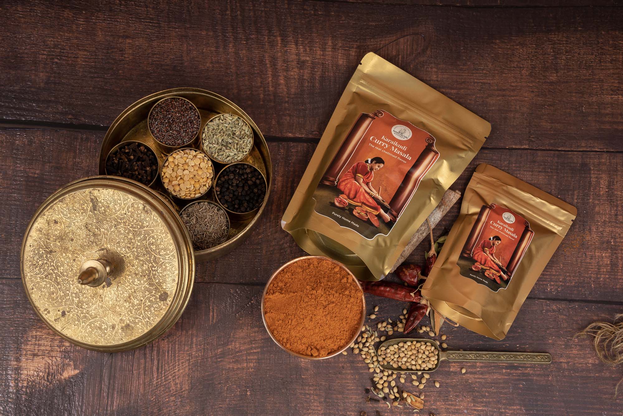 karaikudy curry masala ingredients